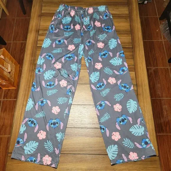 Disney Stitch Grey & Lavender PJ / Lounge Set - Size 1XL - Picture 5 of 8